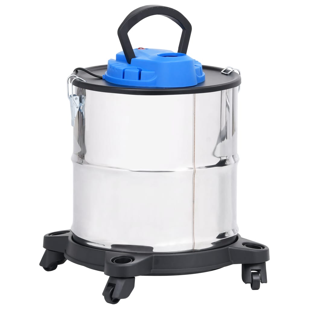 Asstofzuiger Met Hepa Filter 1200 W 20 L Roestvrij Staal