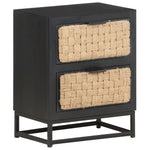 Nachtkastje 40X30X50 Cm Massief Mangohout