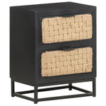 Nachtkastje 40X30X50 Cm Massief Mangohout