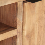 Tv-Meubel Met Natuurlijke Randen 120X30X42Cm Massief Acaciahout