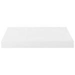 Wandschap Zwevend 40X23X3,8 Cm Mdf Hoogglans Wit