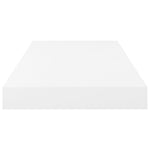 Wandschappen Zwevend 50X23X3,8 Cm Mdf Hoogglans Wit