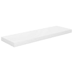 Wandschappen Zwevend 80X23,5X3,8 Cm Mdf Hoogglans Wit