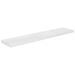 Wandschappen Zwevend 120X23,5X3,8 Cm Mdf Hoogglans Wit