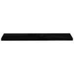 Wandschap Zwevend 120X23,5X3,8 Cm Mdf Hoogglans Zwart