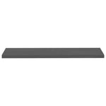 Wandschap Zwevend 120X23,5X3,8 Cm Mdf Hoogglans Grijs