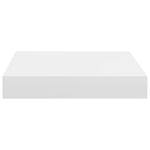 Wandschappen Zwevend 23X23,5X3,8 Cm Mdf Wit