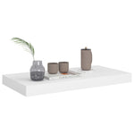 Wandschap Zwevend 50X23X3,8 Cm Mdf Wit