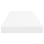 Wandschappen Zwevend 80X23,5X3,8 Cm Mdf Wit