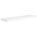 Wandschap Zwevend 90X23,5X3,8 Cm Mdf Wit