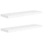 Wandschappen Zwevend 90X23,5X3,8 Cm Mdf Wit