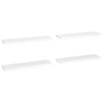 Wandschappen Zwevend 90X23,5X3,8 Cm Mdf Wit