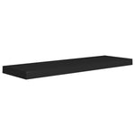 Wandschappen Zwevend 80X23,5X3,8 Cm Mdf Zwart