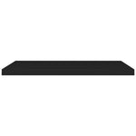 Wandschap Zwevend 90X23,5X3,8 Cm Mdf Zwart