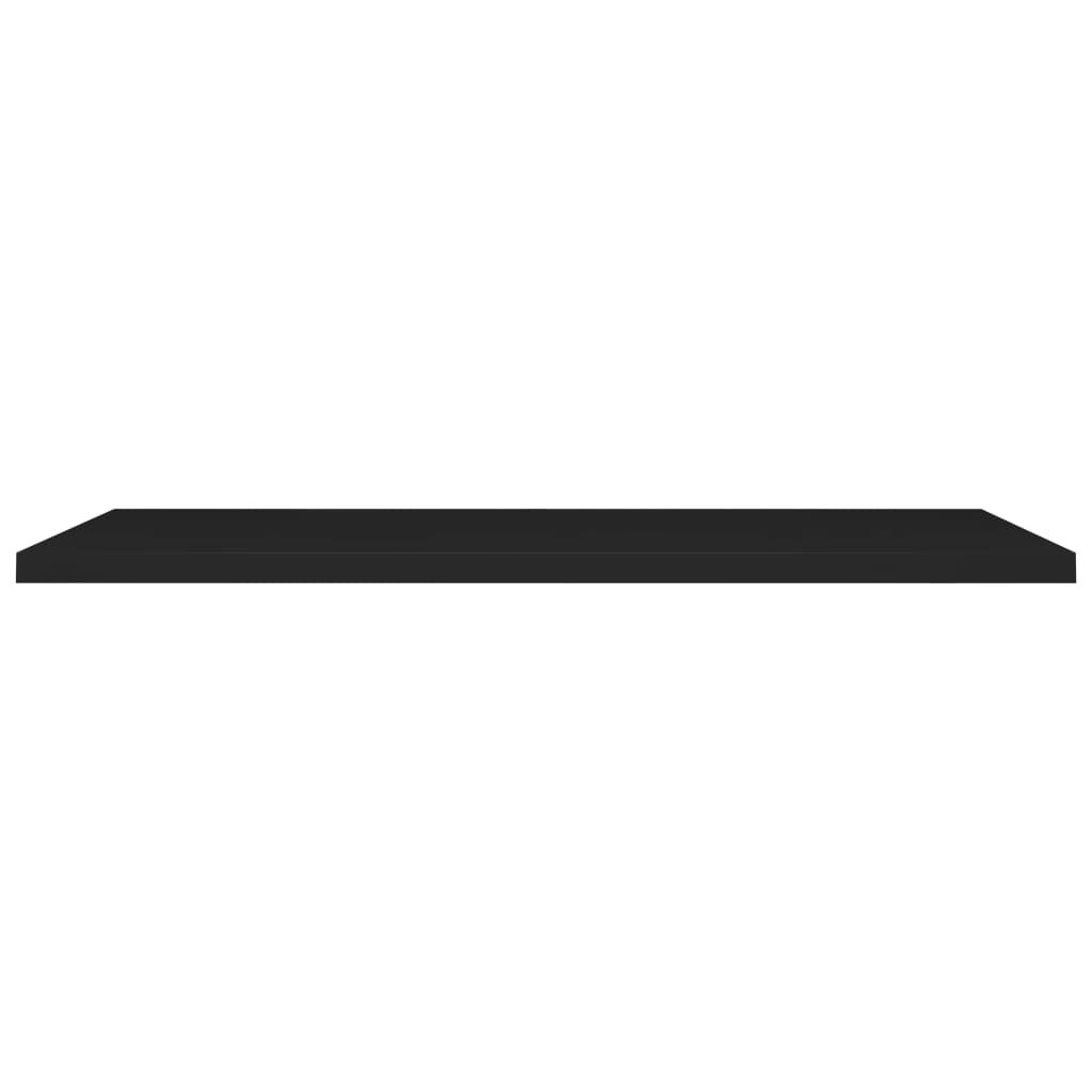 Wandschap Zwevend 120X23,5X3,8 Cm Mdf Zwart
