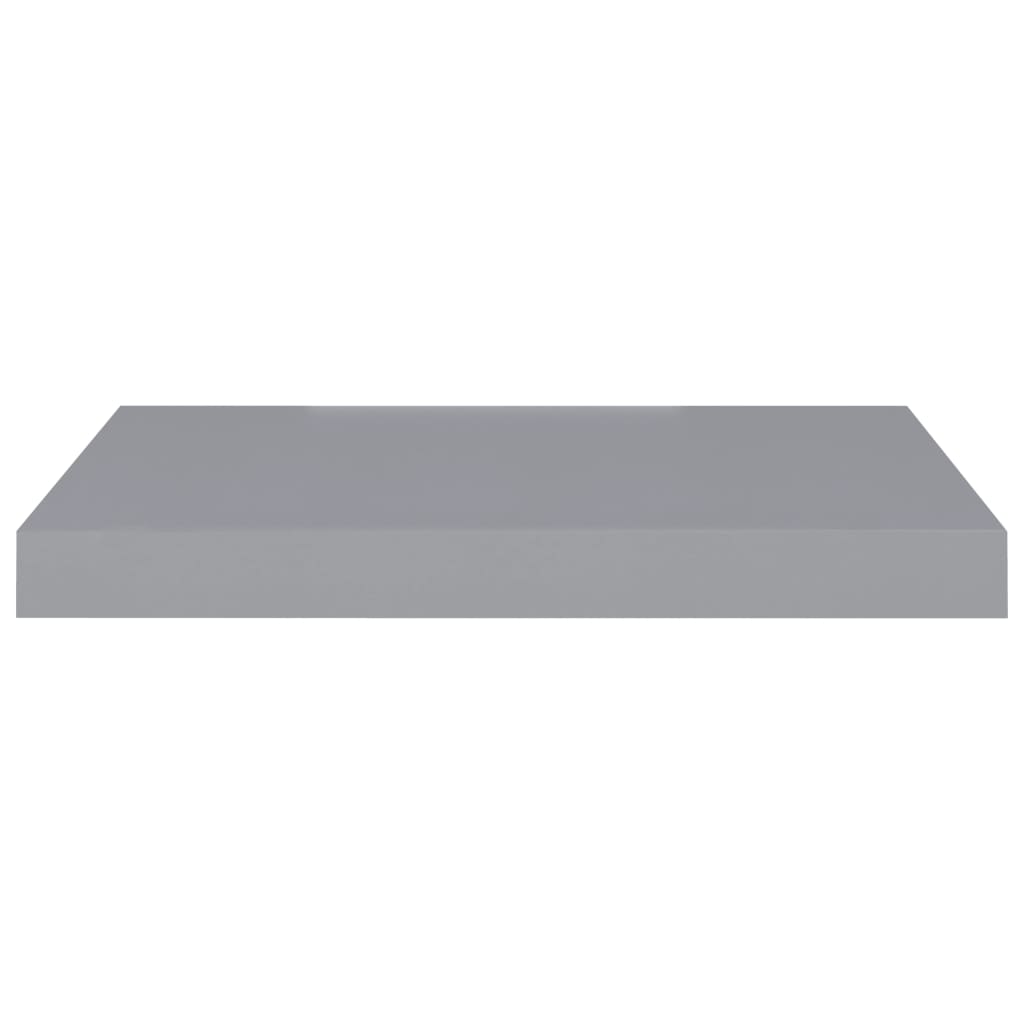 Wandschap Zwevend 50X23X3,8 Cm Mdf Grijs