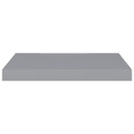 Wandschap Zwevend 50X23X3,8 Cm Mdf Grijs