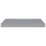 Wandschap Zwevend 60X23,5X3,8 Cm Mdf Grijs