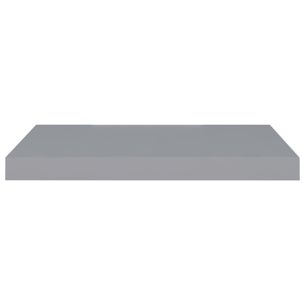 Wandschappen Zwevend 60X23,5X3,8 Cm Mdf Grijs