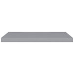 Wandschap Zwevend 80X23,5X3,8 Cm Mdf Grijs