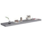 Wandschappen Zwevend 120X23,5X3,8 Cm Mdf Grijs