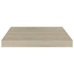 Wandschap Zwevend 40X23X3,8 Cm Mdf Kleurig Eiken