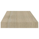 Wandschappen Zwevend 50X23X3,8 Cm Mdf Kleurig Eiken
