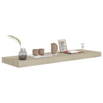 Wandschappen Zwevend 80X23,5X3,8 Cm Mdf Kleurig Eiken