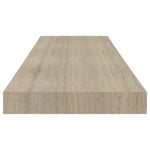 Wandschappen Zwevend 80X23,5X3,8 Cm Mdf Kleurig Eiken