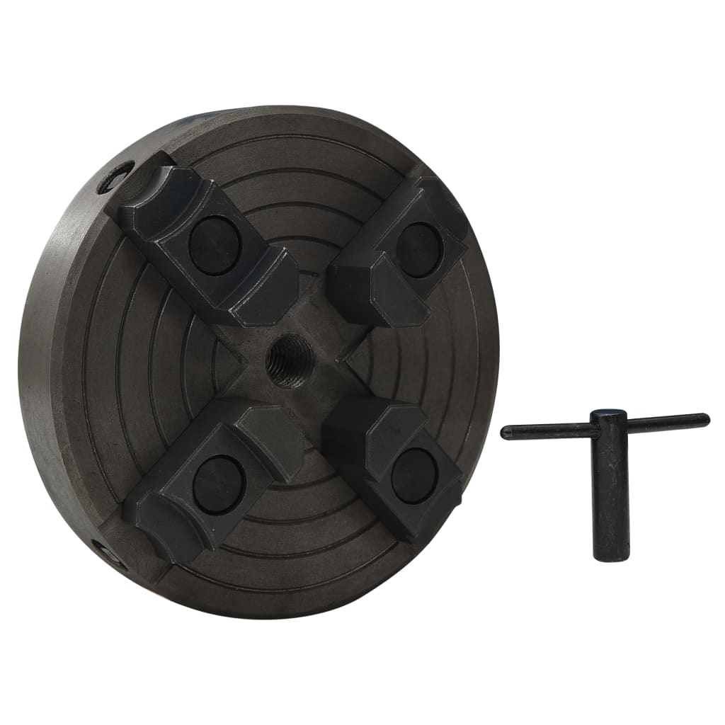 Houtklauwplaat 4 Bekken M18 Verbinding 150X63 Mm Staal Zwart