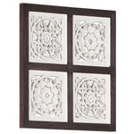 Wandpaneel Handgesneden 40X40X1,5 Cm Mdf
