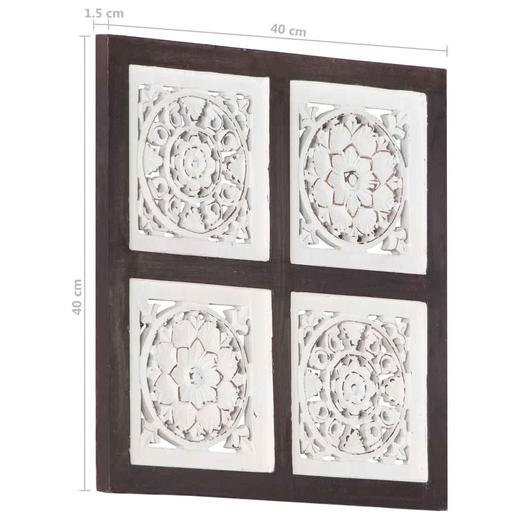 Wandpaneel Handgesneden 40X40X1,5 Cm Mdf