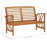 Tuinbank 9 Cm Massief Acaciahout