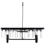 Verticuteerder Voor Achter Zitmaaier 100 Cm Zilver