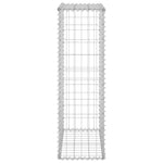 Schanskorfmuur Met Deksels Gegalvaniseerd Staal