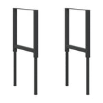 Werkbankframes Verstelbaar 55X(69-95,5) Cm Metaal Zwart