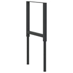 Werkbankframes Verstelbaar 55X(69-95,5) Cm Metaal Zwart