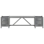 Tuinbank Met 2 Plantenbakken 50 Cm Massief Acaciahout