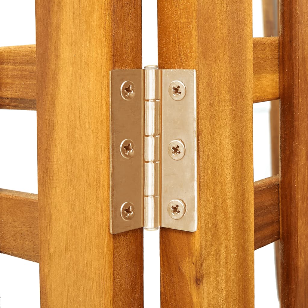 Kamerscherm Met 3 Panelen Massief Acaciahout