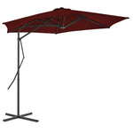 Parasol Met Stalen Paal 300X230 Cm Bordeaux