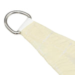 Zonnescherm Driehoekig 2,5X2,5X3,5 M Oxford Stof Kleurig Crème