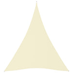 Zonnescherm Driehoekig 2,5X2,5X3,5 M Oxford Stof Kleurig Crème