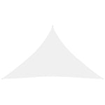 Zonnescherm Driehoekig 2,5X2,5X3,5 M Oxford Stof Wit