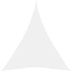 Zonnescherm Driehoekig 2,5X2,5X3,5 M Oxford Stof Wit