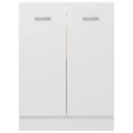 60X46X81,5 Cm Bewerkt Hout Wit