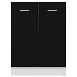 60X46X81,5 Cm Bewerkt Hout Zwart