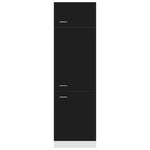 Koelkastkast 60X57X207 Cm Bewerkt Hout