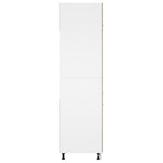 Koelkastkast 60X57X207 Cm Bewerkt Hout Kleurig