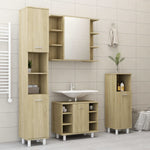 Badkamerkast 30X30X179 Cm Spaanplaat Sonoma Eikenkleurig