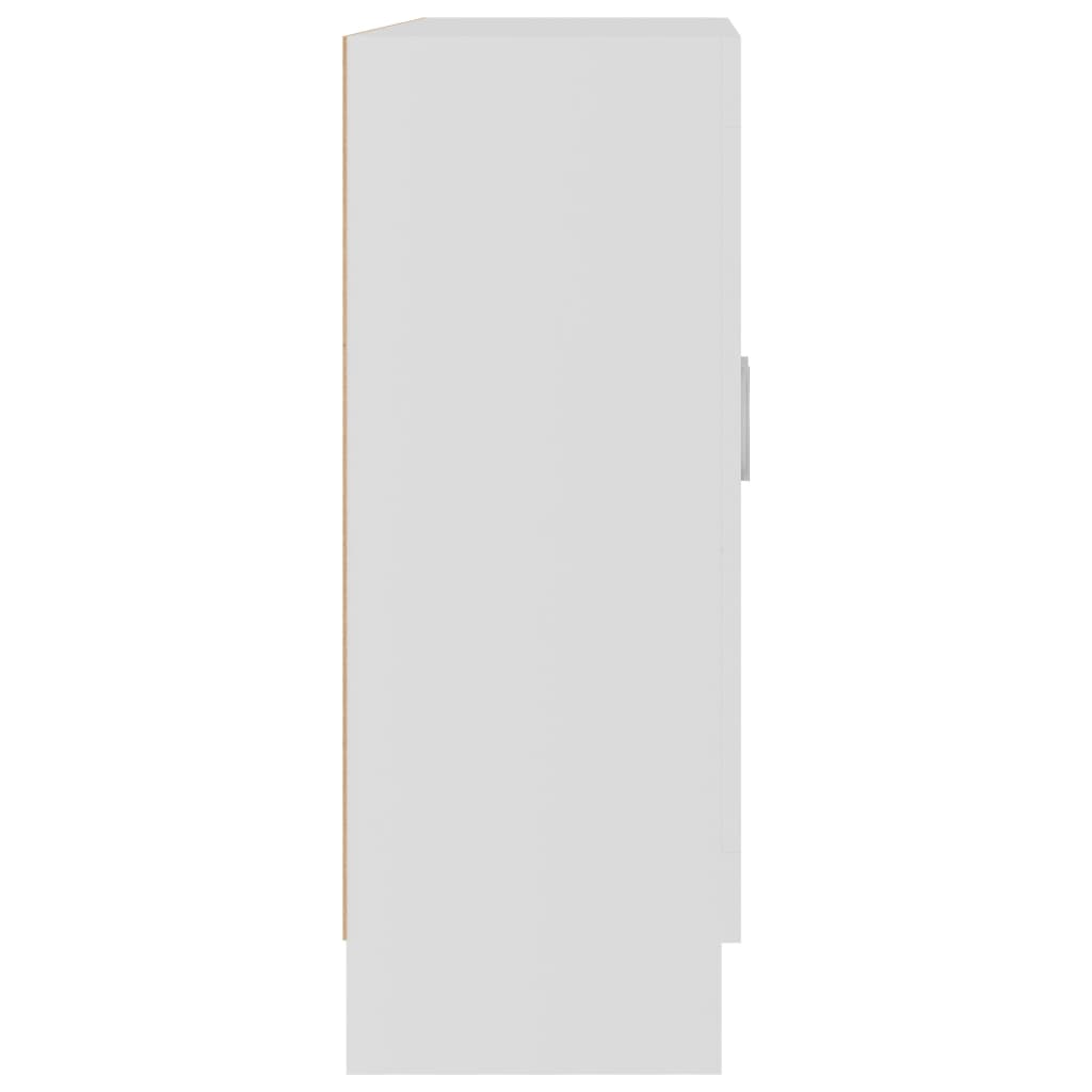Vitrinekast 82,5X30,5X80 Cm Bewerkt Hout